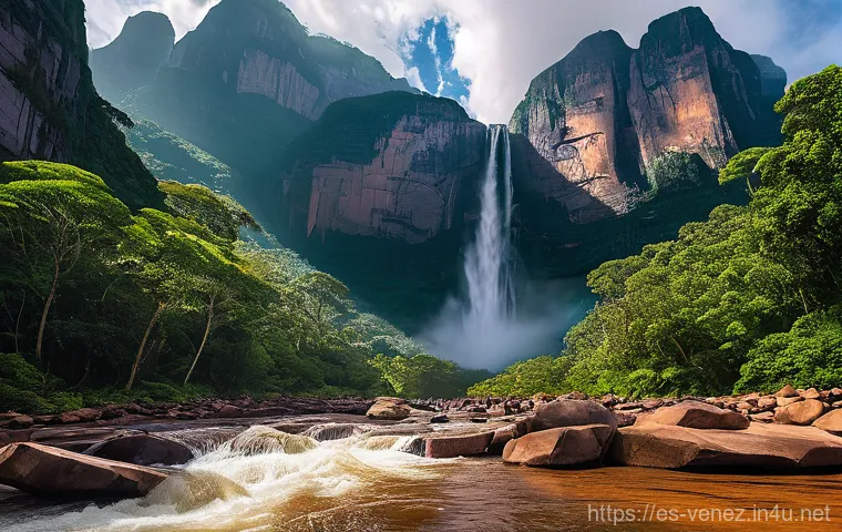 베네수엘라 가는 법  항공 육로 - Here are three detailed image prompts for generation, in English, adhering to all specified guidelin...